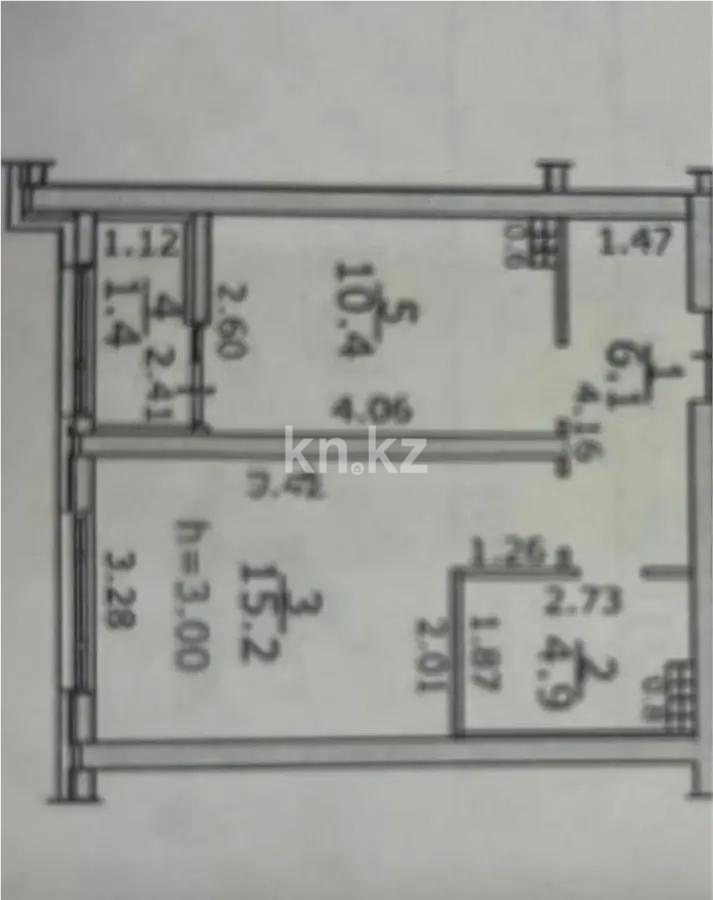Продажа 1-комнатной квартиры, 38.5 м² - Продажа  однокомнатных квартир в новостройках Алматы фото 4 из 4