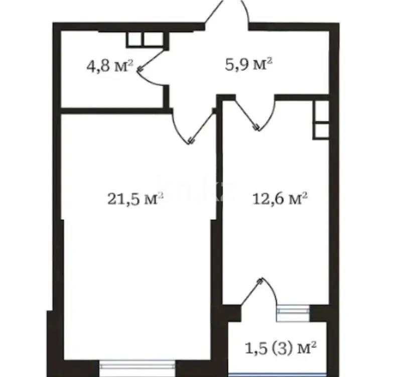 Продажа 2-комнатной квартиры, 46 м² - Продажа недвижимости в Алматы - страница 24 фото 1 из 1