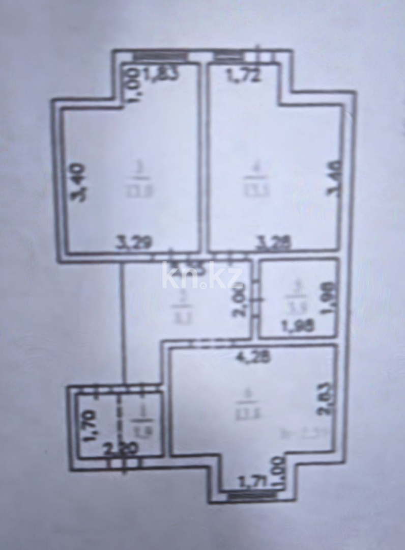 Продажа 2-комнатного дома, 53.8 м² - Недвижимость в Алматинской области фото 11 из 12