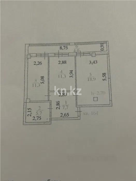 Продажа 3-комнатной квартиры, 58 м² - Продажа комнат в Усть-Каменогорске фото 1 из 1