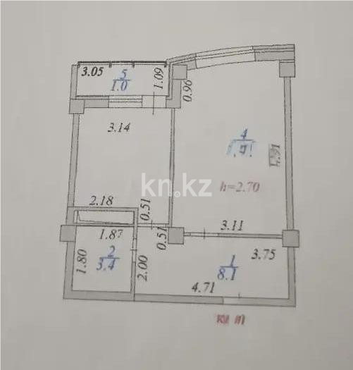 Продажа 1-комнатной квартиры, 43 м² - Продажа квартир в Астане в р-не Алматы - страница 7 фото 3 из 3