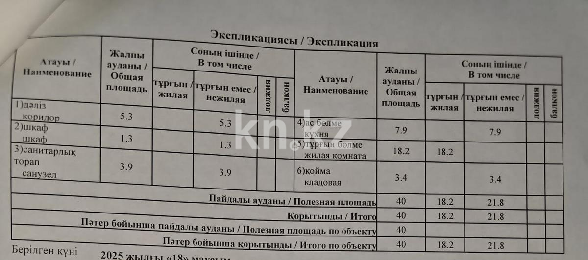 Продажа 1-комнатной квартиры, 40 м² - Продажа квартир в Казахстане - страница 55 фото 13 из 18