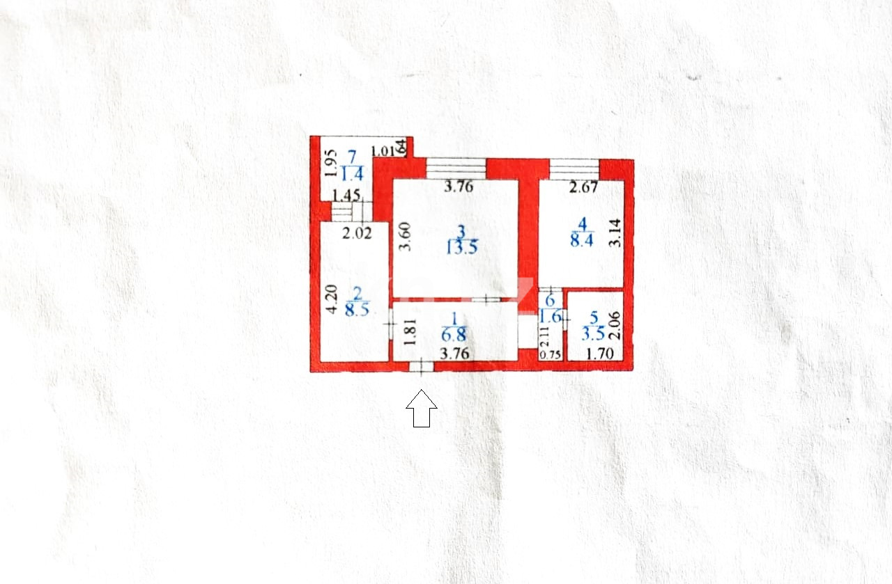 Продажа 2-комнатной квартиры, 44 м² - Продажа двухкомнатных квартир в Караганде фото 22 из 22