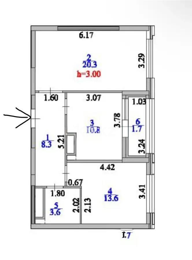 Продажа 2-комнатной квартиры, 58.3 м² - Продажа квартир в новостройках Астаны с фото - страница 85 фото 6 из 6