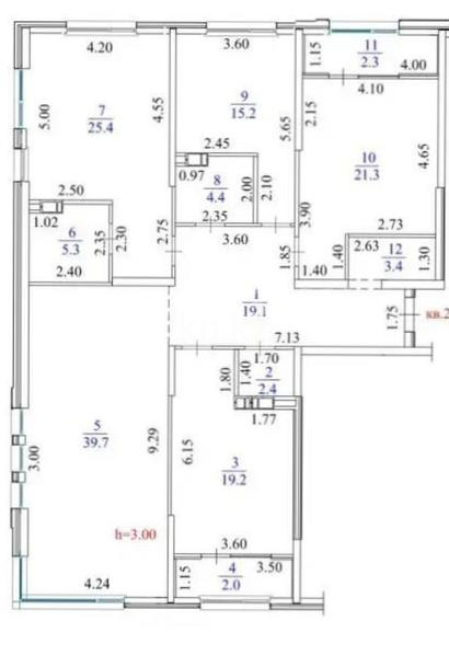 Продажа 4-комнатной квартиры, 159.7 м² - Продажа недвижимости в Казахстане - страница 18 фото 1 из 1