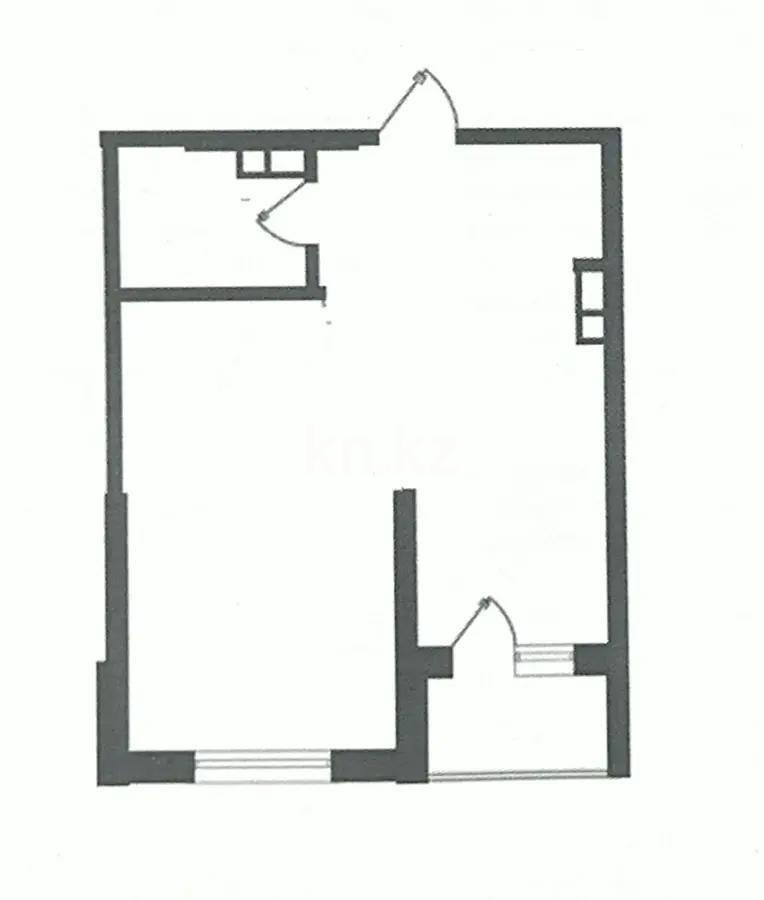 Продажа 1-комнатной квартиры, 45 м², пр. Рыскулова, дом  103/7 стр - Продажа  однокомнатных квартир в новостройках Алматы без посредников с фото фото 1 из 2