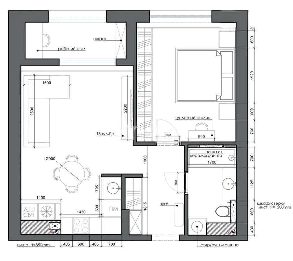 Продажа 2-комнатной квартиры, 51.4 м² в Астане - фото 7