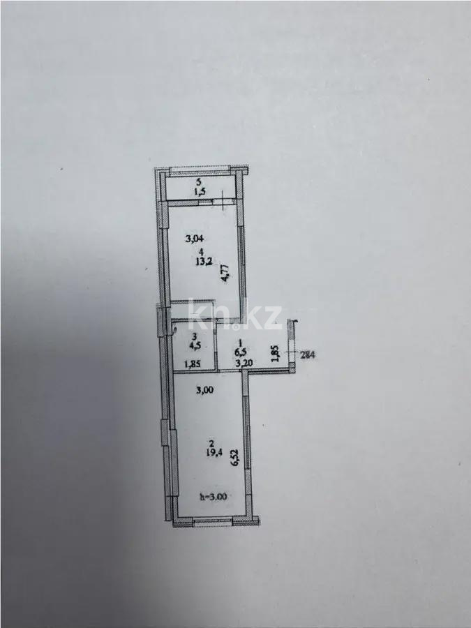 Продажа 2-комнатной квартиры, 45 м² в Астане