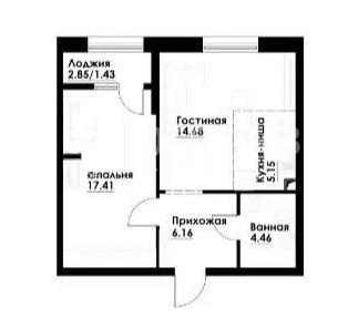 Продажа 2-комнатной квартиры, 50 м² - Продажа двухкомнатных квартир в Алматы фото 1 из 1
