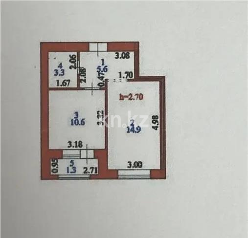 Продажа 1-комнатной квартиры, 36 м² - Продажа однокомнатных квартир в р-не Нура Астаны - страница 3 фото 1 из 1