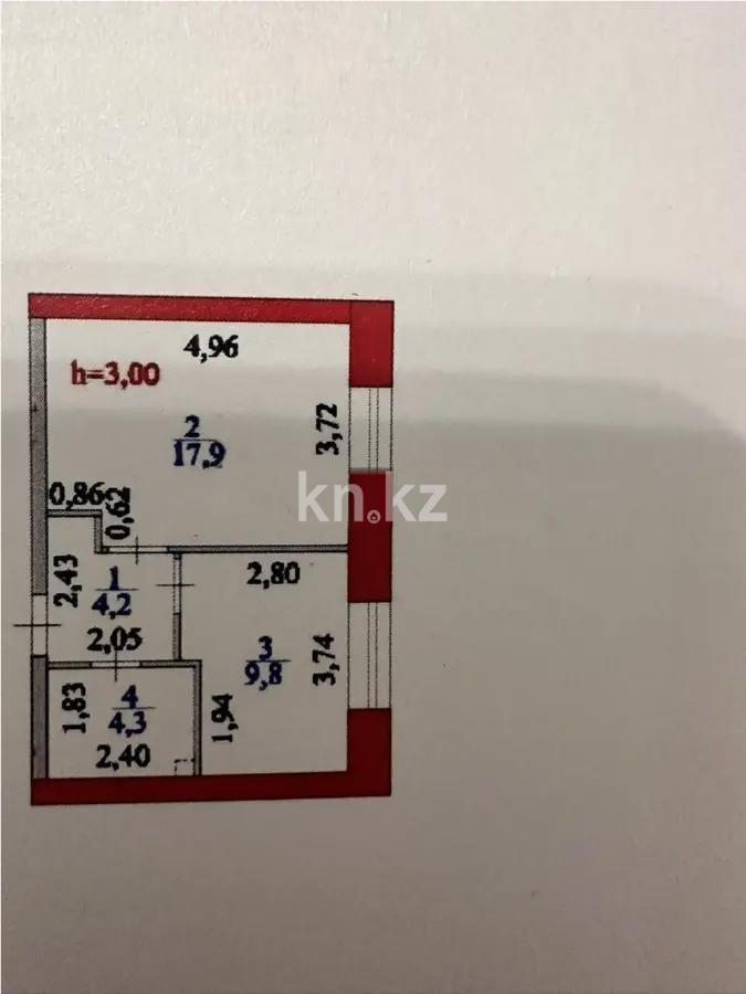 Продажа 1-комнатной квартиры, 36.2 м², ул. Айтматова, дом  77/7 в Астане - фото 4