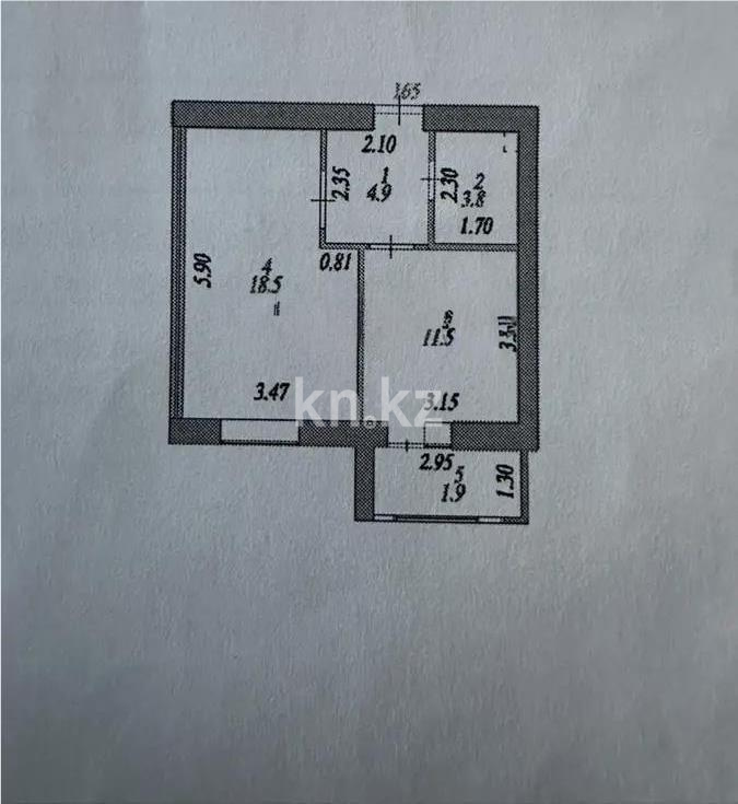 Продажа 1-комнатной квартиры, 40 м² в Астане - фото 3