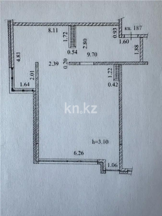 Продажа 3-комнатной квартиры, 75.3 м², ул. Илтипат, дом  45/1 - Продажа жилой и коммерческой недвижимости в Алматы фото 2 из 2