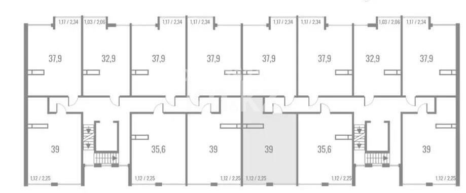 Продажа 1-комнатной квартиры, 39 м², пр. Алатау, дом  12а/1 - Продажа  однокомнатных квартир в новостройках Алматы без посредников фото 1 из 1