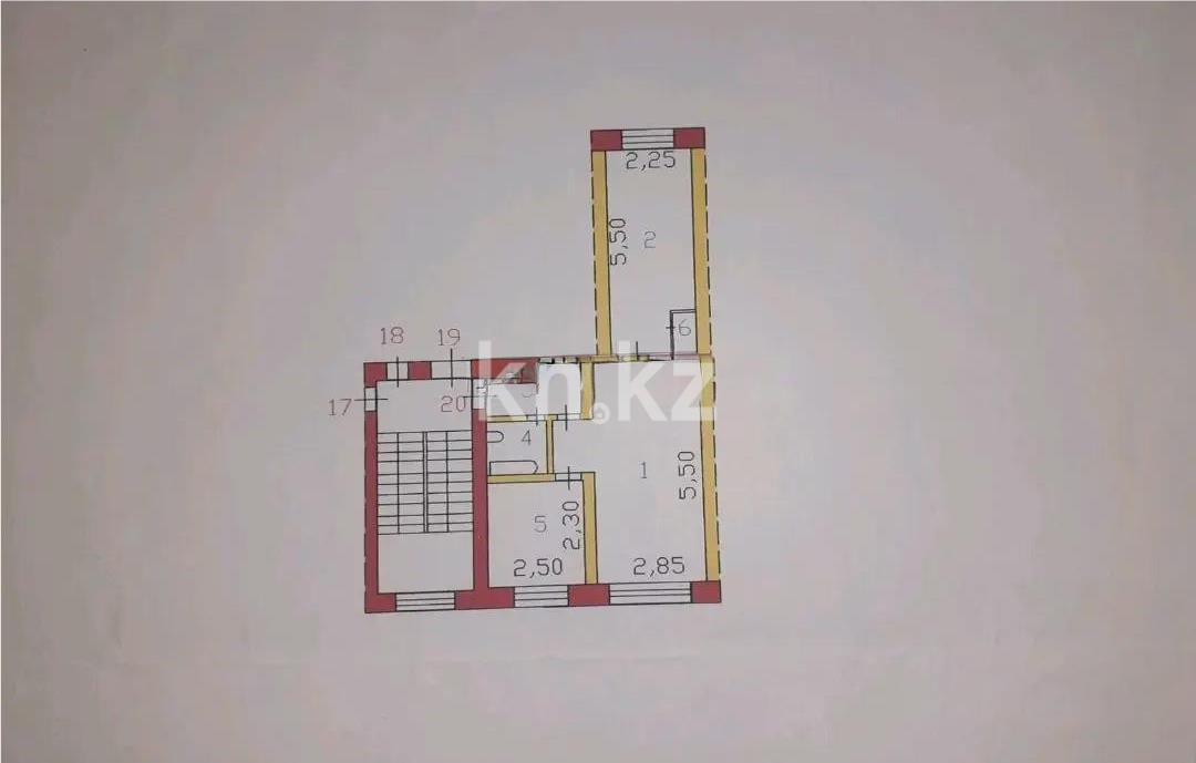 Продажа 2-комнатной квартиры, 45 м², ул. Жамбыла, дом  66 - Продажа квартир в Казахстане фото 1 из 1