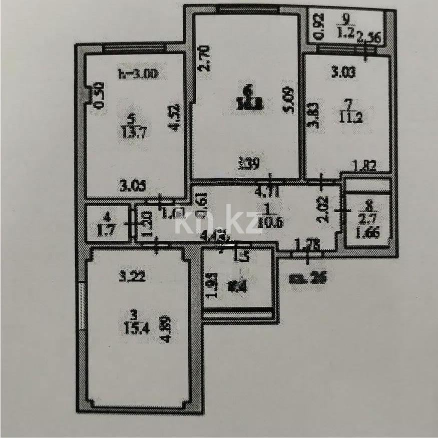 Продажа 3-комнатной квартиры, 77.7 м² - Продажа трехкомнатных квартир в монолитно-каркасном доме в Астане - страница 4 фото 2 из 2