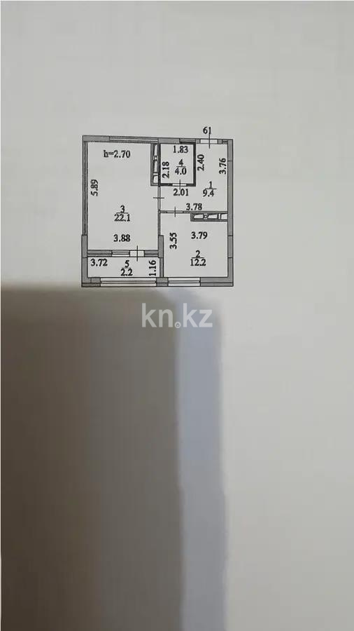 Продажа 1-комнатной квартиры, 49.9 м², ул. Туркестан, дом  4б стр - Продажа  однокомнатных квартир в новостройках Астаны без посредников фото 1 из 1
