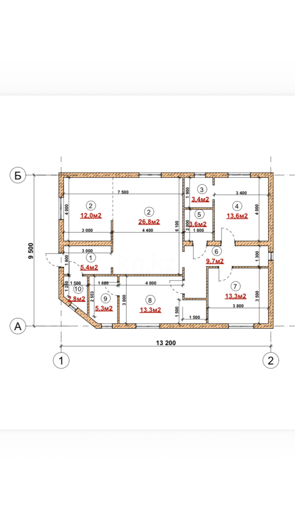 Продажа 4-комнатного дома, 110 м² в Алматы