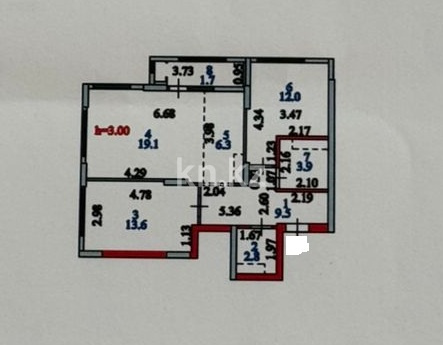 Продажа 3-комнатной квартиры, 69 м² в Астане - фото 26