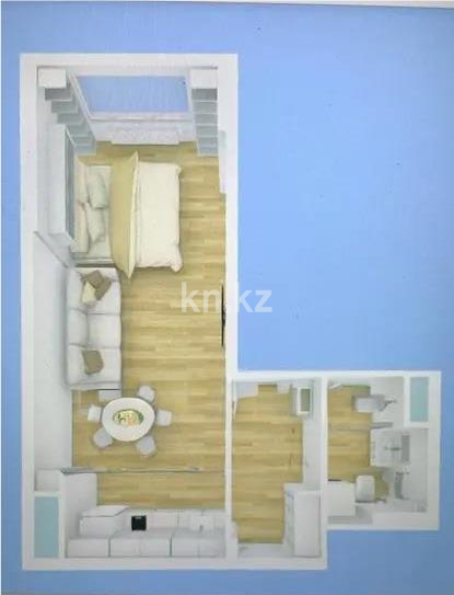 Продажа 1-комнатной квартиры, 31 м², пр. Райымбека, дом  210/б - Продажа  однокомнатных квартир в Алматы с фото фото 2 из 2