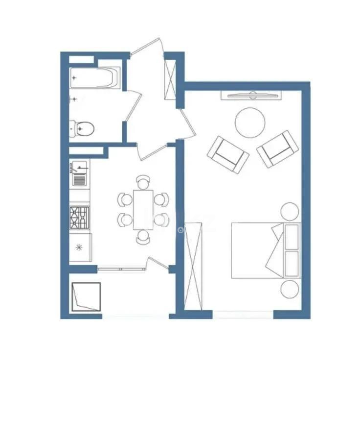 Продажа 1-комнатной квартиры, 30 м² в Алматы