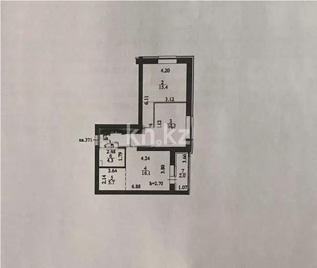 Продажа 3-комнатной квартиры, 69 м² - Продажа трехкомнатных квартир от собственников в Астане - страница 3 фото 4 из 4