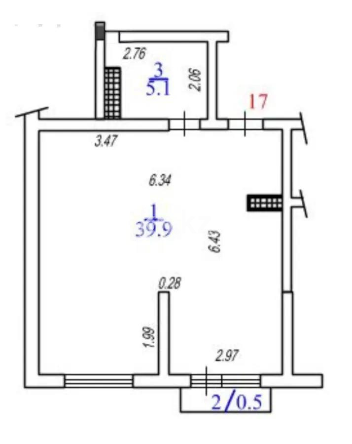 Продажа 1-комнатной квартиры, 45.5 м², мкр-н Нуркент, дом  6/2 в Алматы