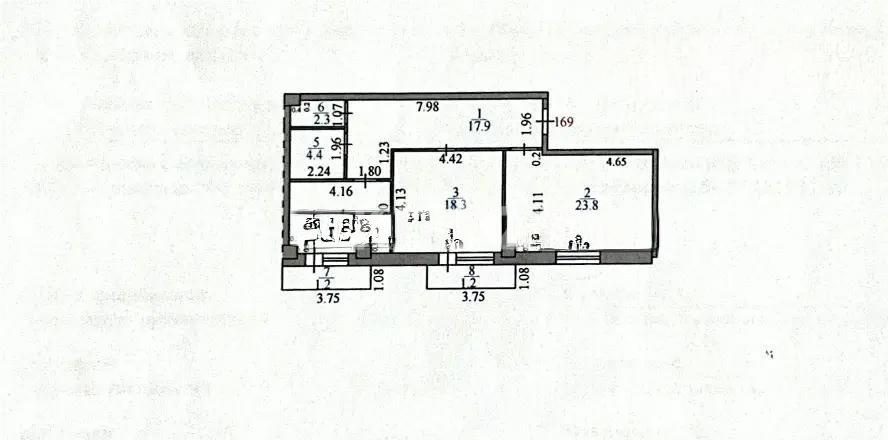 Продажа 2-комнатной квартиры, 80 м² - Продажа  двухкомнатных квартир в новостройках Караганды - страница 2 фото 1 из 1