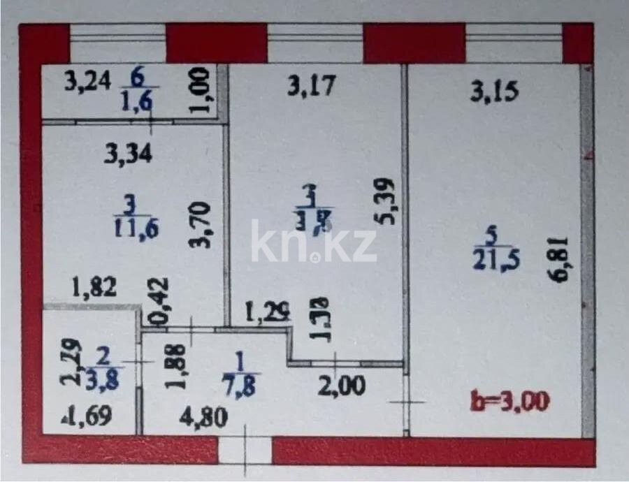 Продажа 2-комнатной квартиры, 62.6 м² в Астане - фото 6