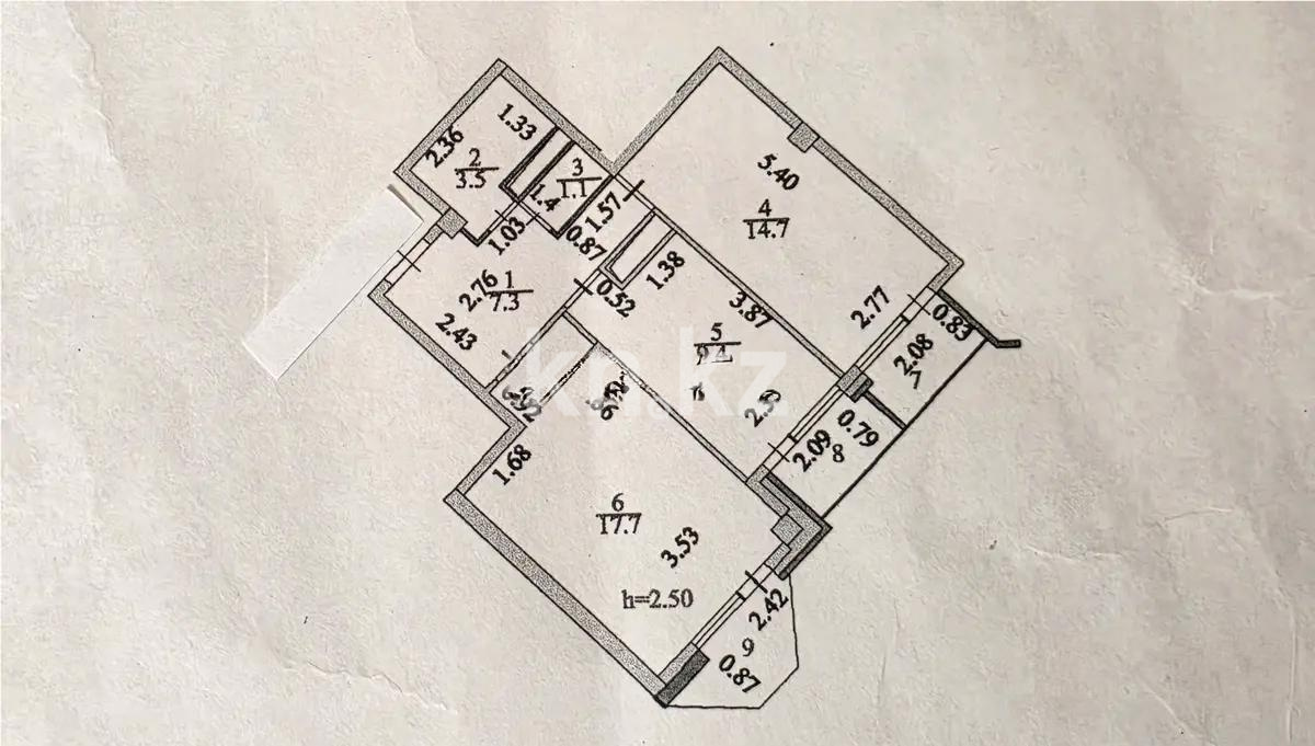 Продажа 2-комнатной квартиры, 56 м² в Астане - фото 7