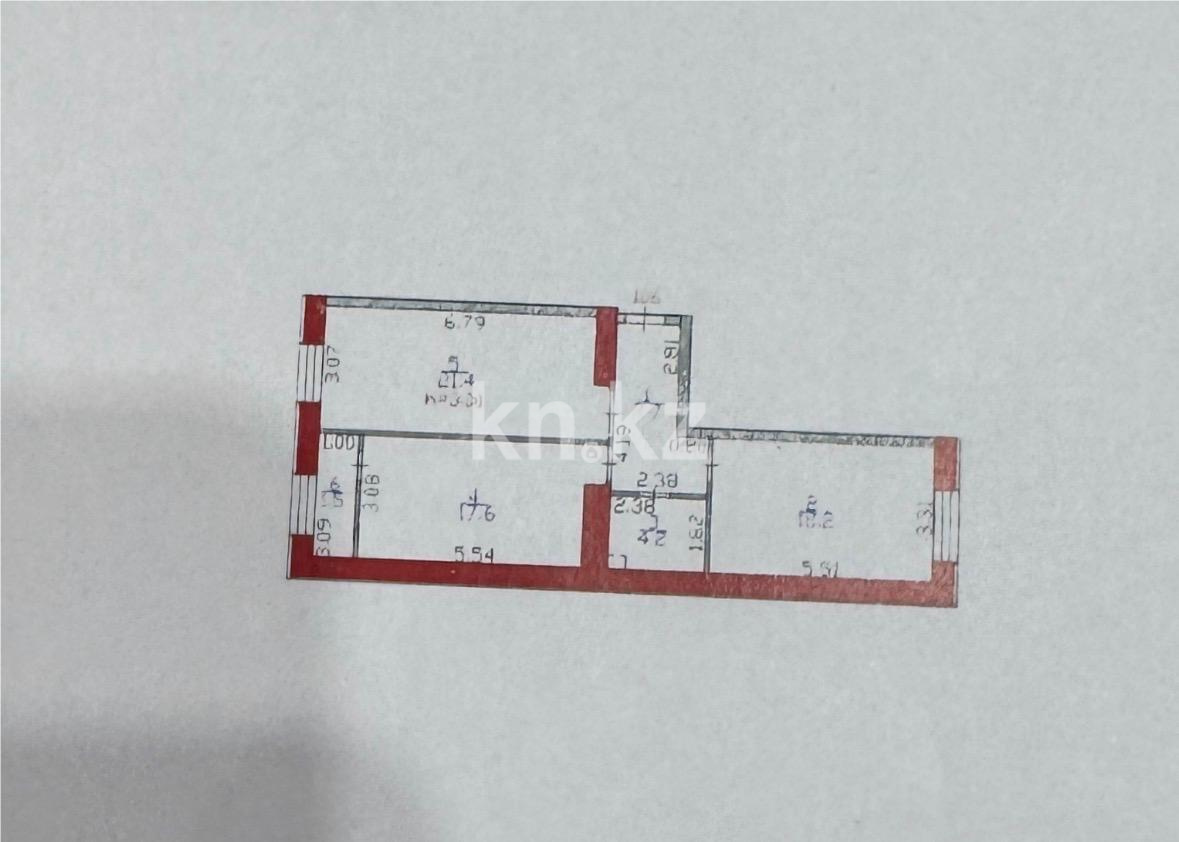Продажа 2-комнатной квартиры, 70.6 м² в Астане