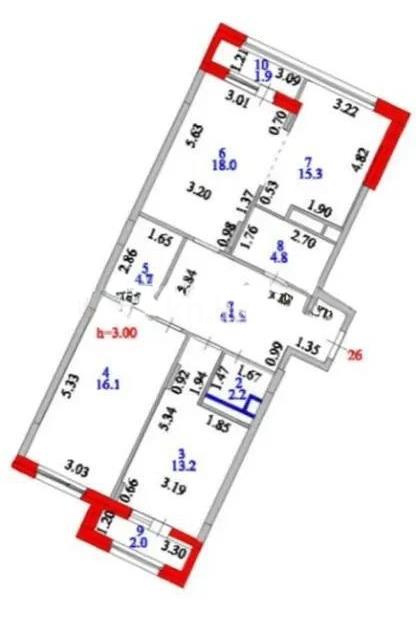 Продажа 3-комнатной квартиры, 93.4 м² в Астане - фото 7