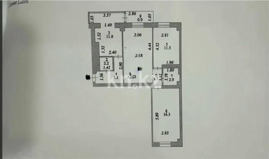 Продажа 3-комнатной квартиры, 70 м² - Продажа квартир в Казахстане - страница 15 фото 7 из 7