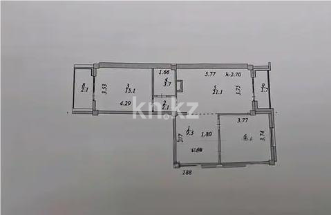 Продажа 3-комнатной квартиры, 70.4 м² в Астане - фото 12