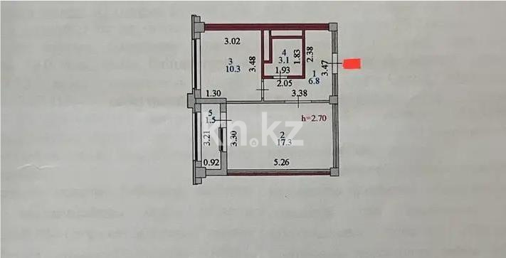 Продажа 1-комнатной квартиры, 39 м² - Продажа однокомнатных квартир от собственников в Астане - страница 2 фото 1 из 1