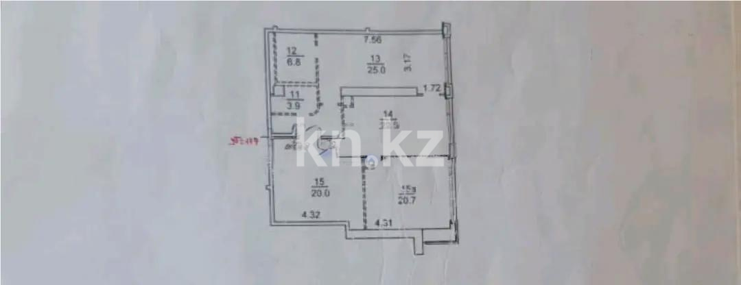 Продажа 3-комнатной квартиры, 108 м², бул. Бухар Жырау, дом  27/5 - Продажа  трехкомнатных квартир в новостройках Алматы с фото фото 9 из 9