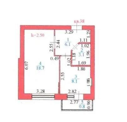 Продажа 1-комнатной квартиры, 37 м² в Астане