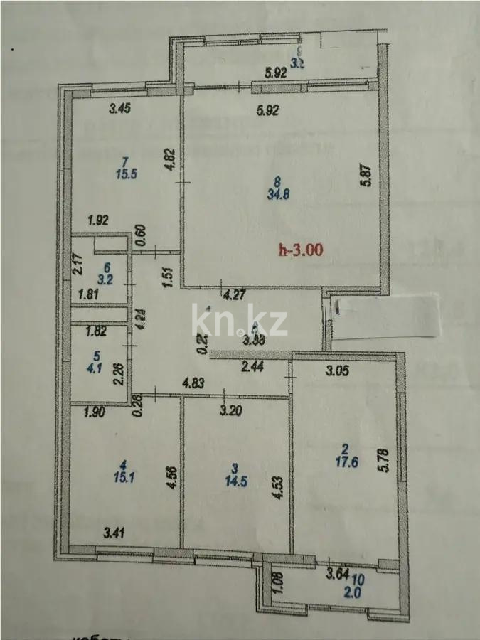 Продажа 4-комнатной квартиры, 128.4 м² - Продажа  четырехкомнатных квартир в Астане - страница 2 фото 9 из 9