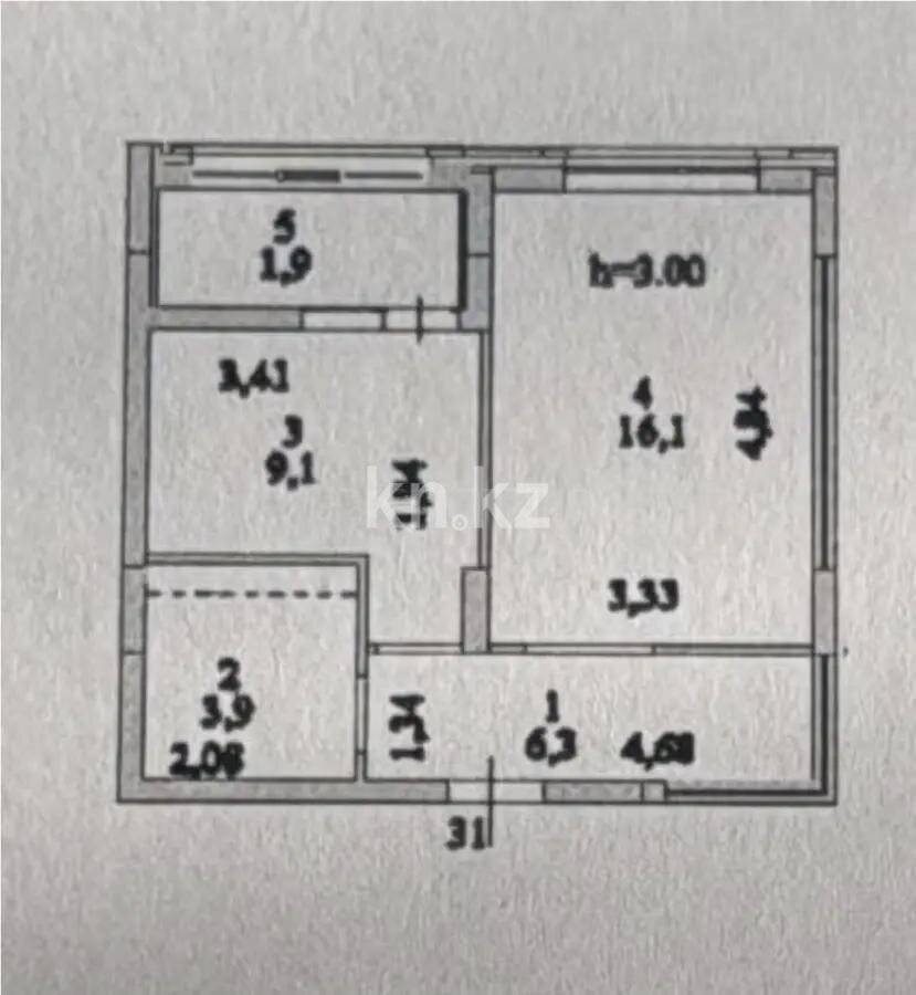 Продажа 1-комнатной квартиры, 37.3 м² в Астане - фото 3