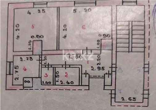 Продажа 2-комнатной квартиры, 59 м² в Караганде - фото 7