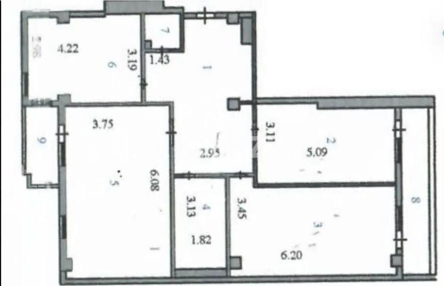 Продажа 3-комнатной квартиры, 98.7 м² в Астане - фото 7