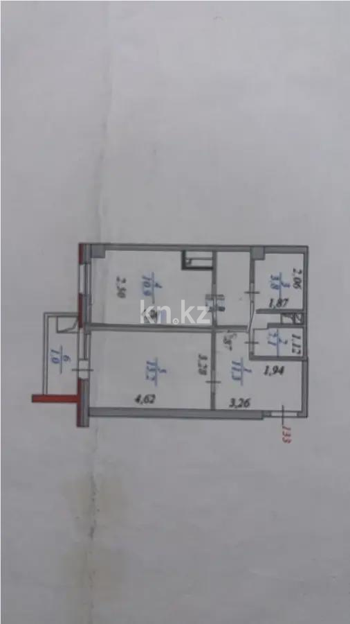 Продажа 1-комнатной квартиры, 44.3 м², пр. Кошкарбаева, дом  40 - Продажа квартир в новостройках Астаны с фото фото 1 из 1