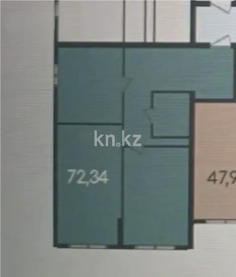 Продажа 3-комнатной квартиры, 71 м² в Алматы