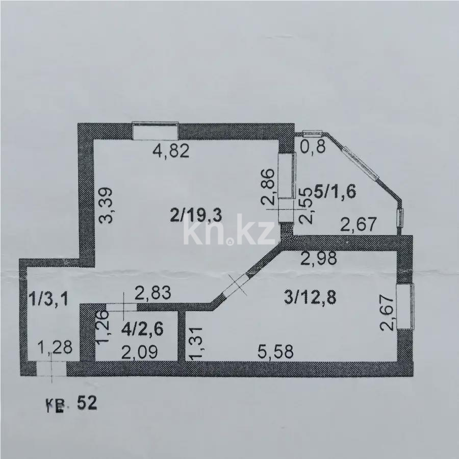 Продажа 2-комнатной квартиры, 39.4 м² в Астане - фото 6