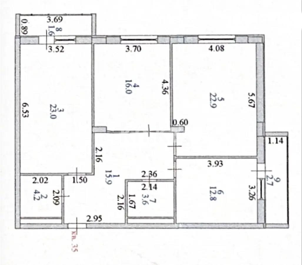 Продажа 3-комнатной квартиры, 105 м² - Продажа  трехкомнатных квартир в новостройках Астаны с фото - страница 3 фото 7 из 7