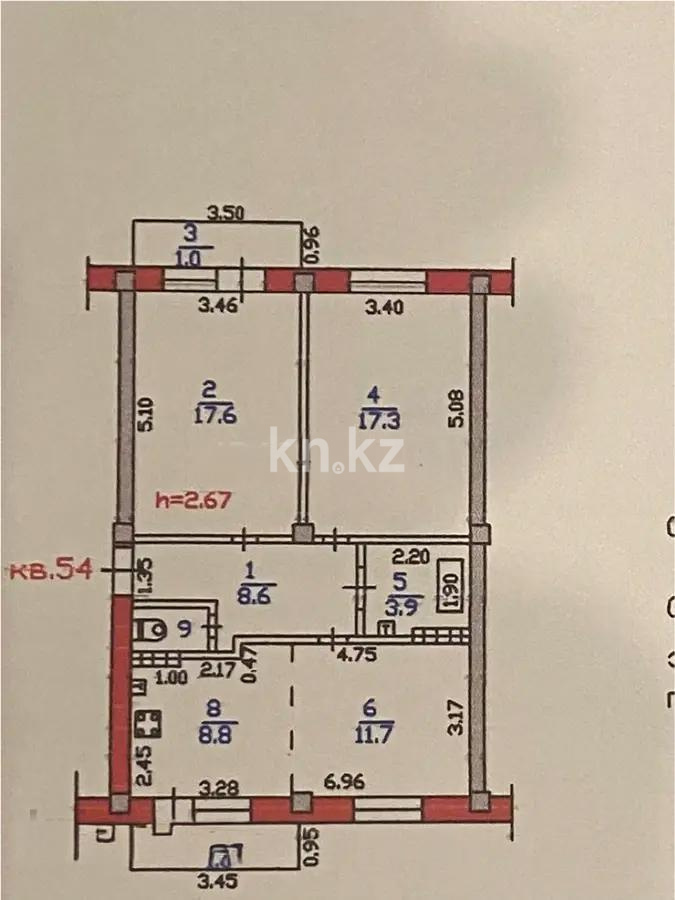 Продажа 3-комнатной квартиры, 75 м², ул. Жарокова, дом  20 в Алматы - фото 4
