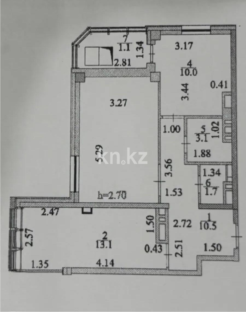 Продажа 2-комнатной квартиры, 56.7 м² в Астане - фото 5