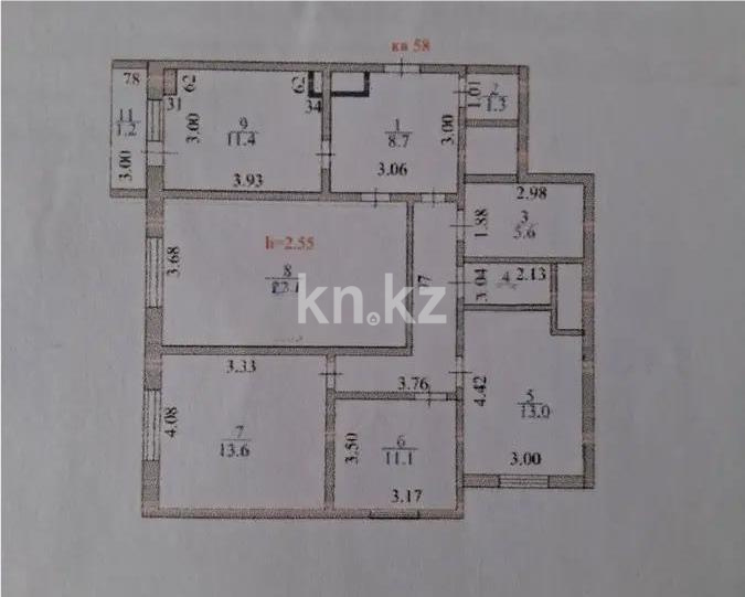 Продажа 4-комнатной квартиры, 110 м² в Астане - фото 9