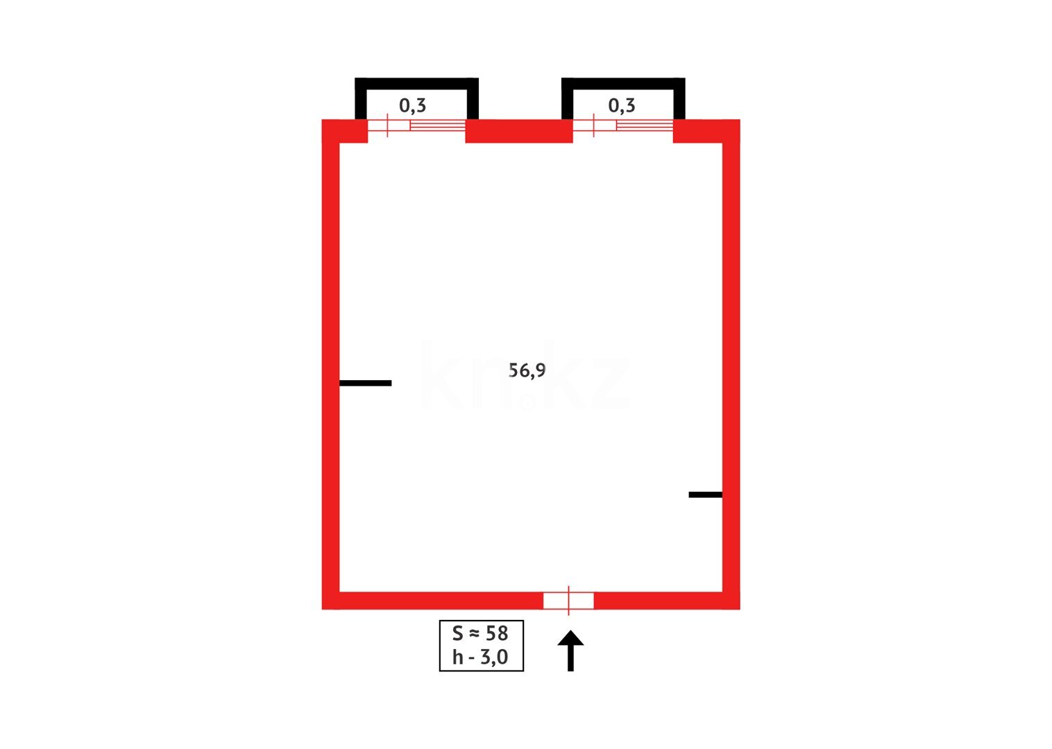 Продажа 2-комнатной квартиры, 57 м² в Караганде - фото 15