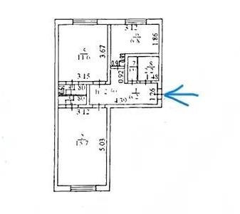 Продажа 2-комнатной квартиры, 46 м², ул. Сейфуллина, дом  23 - Продажа квартир в Астане фото 4 из 4